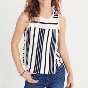 Madewell Stripe Play Sweater Tank XXS